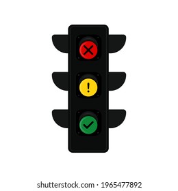 Traffick light interface sign and symbol graphic design vector illustration