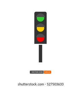Trafficlight icon vector. Vector illustration eps.10