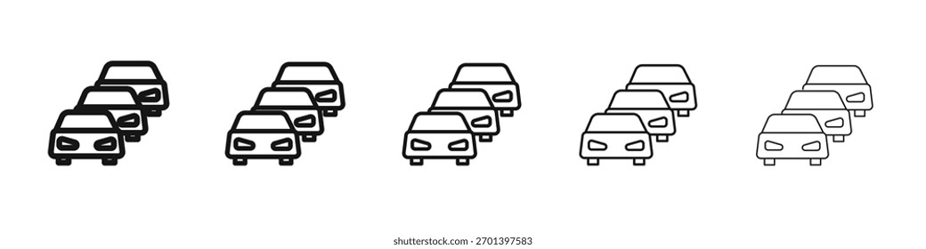 Diseño de icono de tráfico, logotipo, App, interfaz de usuario. Ilustración vectorial, EPS