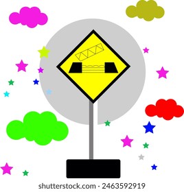 Trafic light signs for road suitable for kids education or elementary school