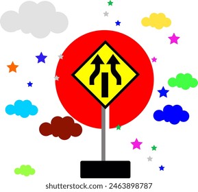 Trafic light signs for road suitable for kids education or elementary school
