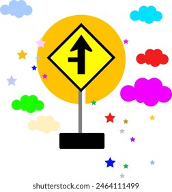 Trafic light signs for road suitable for kids education or elementary school