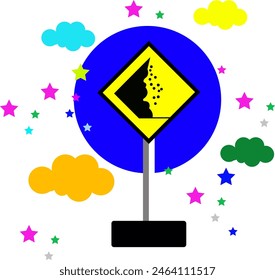 Señales de semáforo para carretera adecuada para la educación de los niños o la escuela primaria
