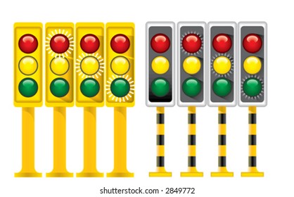 Trafic Lights - Vector