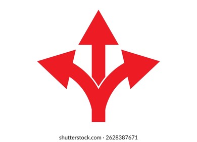 Trafic way icon isolated Road arrow Sketch print vector stock illustration