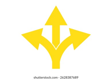 Trafic way icon isolated Road arrow Sketch print vector stock illustration