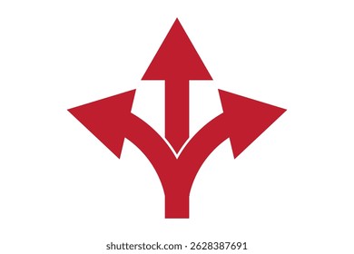 Trafic way icon isolated Road arrow Sketch print vector stock illustration