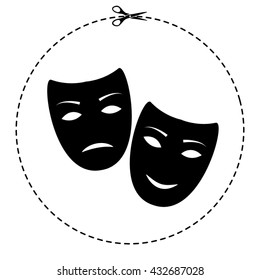 Comedy Tragedy Masks Images, Stock Photos & Vectors | Shutterstock