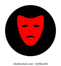 Tragedy theatrical masks