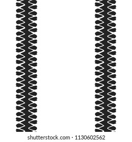 trail of car on a white background