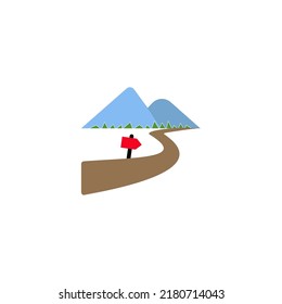 trail icon vector design templates 