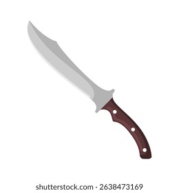 Trail knife flat vector design on a white background
