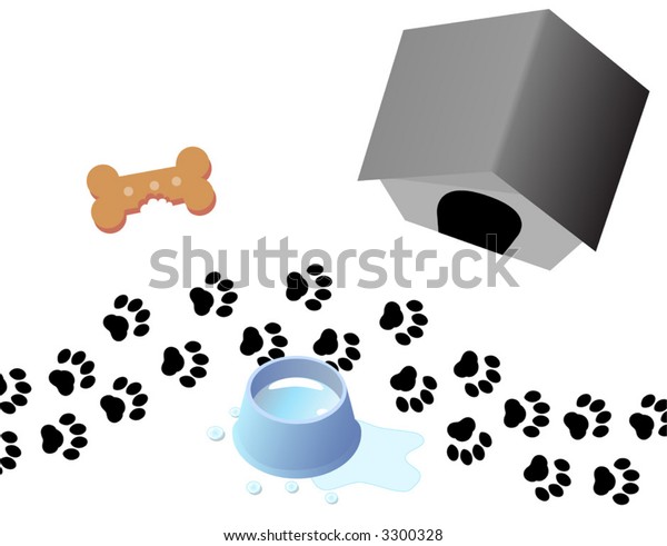 Free Paw Print Trail Svg 309 SVG PNG EPS DXF File