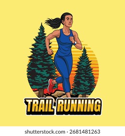 Logo-Illustration für Laufveranstaltung