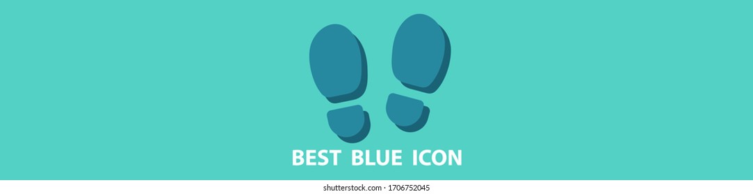trail shoes icon stock vector illustration flat design.