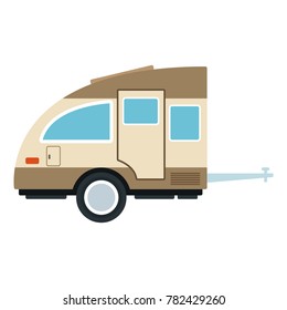 Trailer home isolated