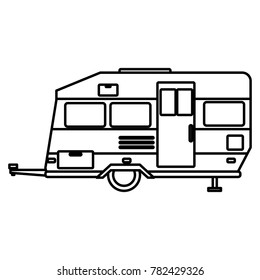 Trailer home isolated