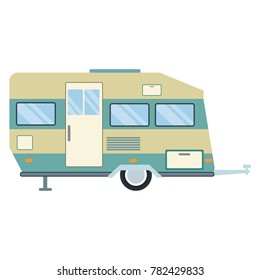 Trailer home isolated