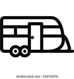 trailer house icon