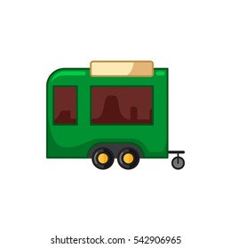 trailer icon illustration isolated vector sign symbol