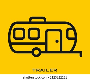Trailer icon signs