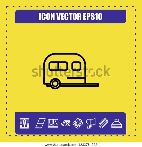 Trailer icon\
vector