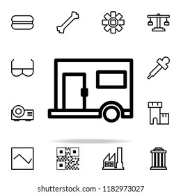 trailer icon. web icons universal set for web and mobile