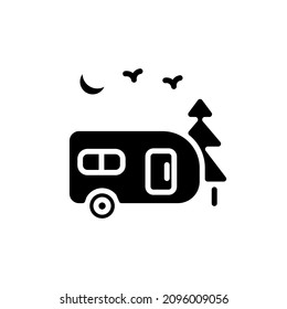 TRAILER PARK Icon In Vector. Logotype