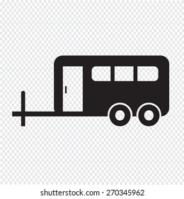 trailer , Recreation Vehicle Icon