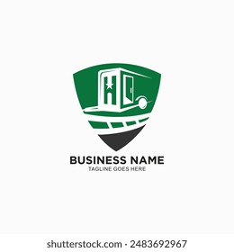 Trailer rental logo design for business