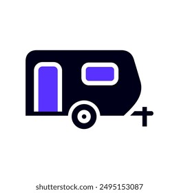 Icono plano de transporte de Avance, vista lateral