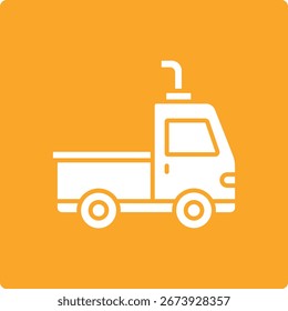 Icono de Vector de camión de Avance. Se puede utilizar para aplicaciones de impresión, móviles y de Web.