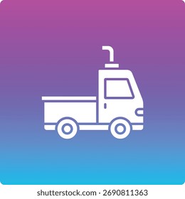 Icono de Vector de camión de Avance. Se puede utilizar para aplicaciones de impresión, móviles y de Web.