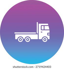 Icono de Vector de camión de Avance. Se puede utilizar para aplicaciones de impresión, móviles y de Web.