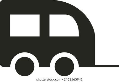Trailer vector: A robust, streamlined design built for heavy-duty hauling. Equipped with advanced suspension and versatile hitching, perfect for efficient transportation.