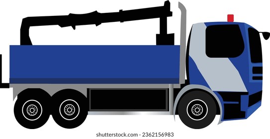 A TrailerTruck illustration for multiple purposes .