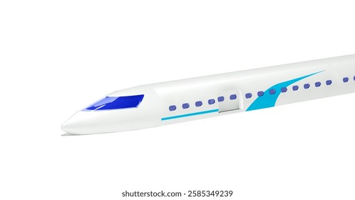 Train 3D Model Modern train background color white
Train material : White Metal , Sky Blue paint and Dark Blue Glasses


you can add text or sponsor mockup
Adds or guide book, Icon, or etc