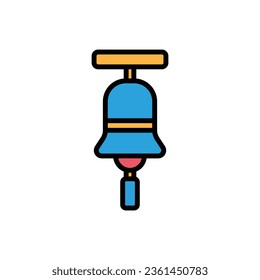 Train Bell Icon Vector Illustration