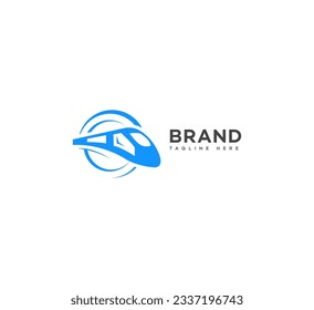 train booking logo Design Template Vector