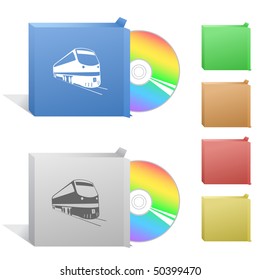 Train. Box with compact disc.