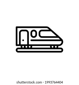 Train, Bullet Train, Commuter Line Icon Logo Illustration Vector Isolated. Travel and Tourism Icon-Set. Suitable for Web Design, Logo, App, and Upscale Your Business.
