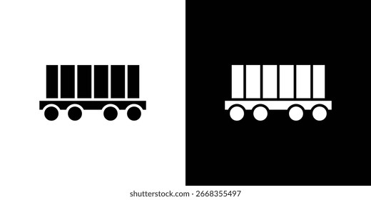 Ícone de carga de trem. design gráfico símbolos vetoriais pacote