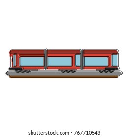 train carriage isolated
