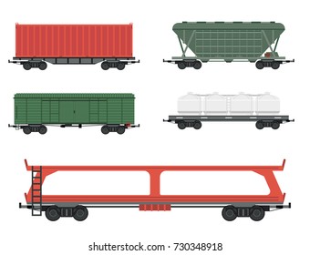 Train carriages car railway without striping travel railroad passenger locomotive vector wagon transport.