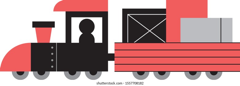 the train carries the load