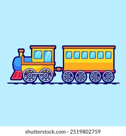 Ilustração de Ícone Vetor de Desenho Animado de Trem. Transportes Públicos
Ícone Vetor Premium Isolado. Estilo de Desenho Animado Plano
