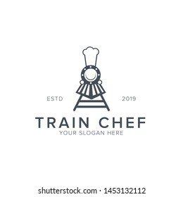 train chef icon logo design