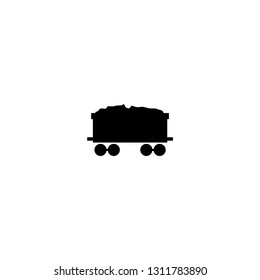 train with coal icon