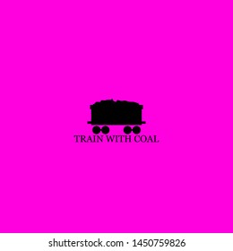 train with coal icon sign signifier vector
