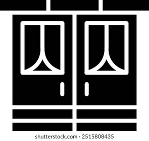 Train door Vector Icon Design Illustration